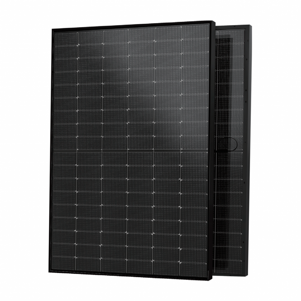 Panel solar bifacial 450W full black 1500V alta eficiencia